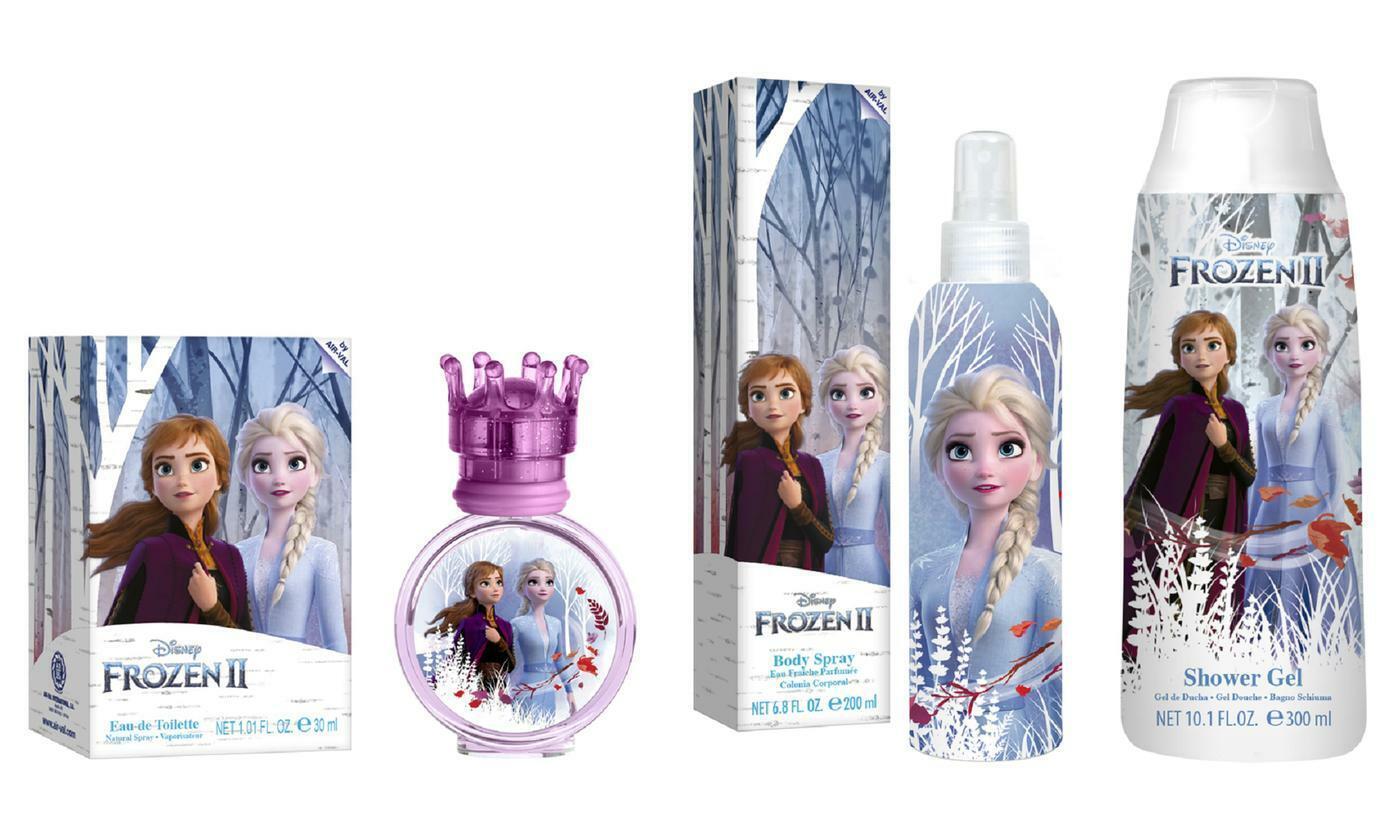 Frozen II - Set per Bambini Composto da Profumo, Gel Bagnoschiuma, Body Spray