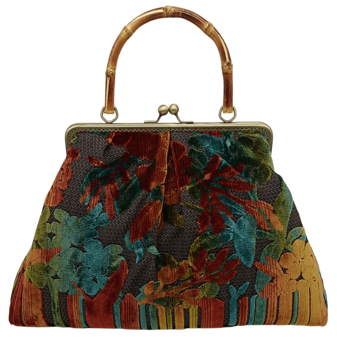 Borsa in Velluto Jacquard