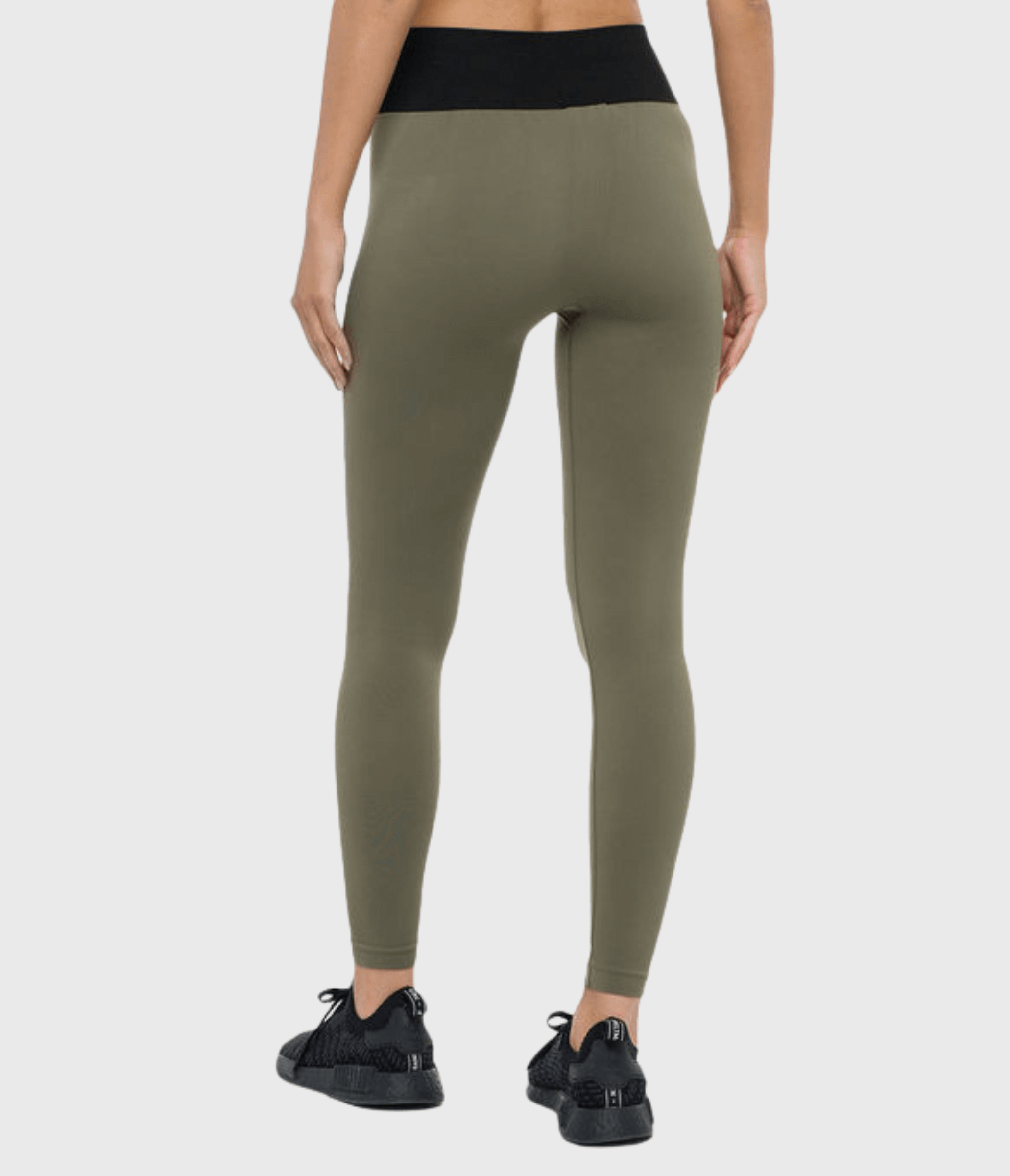 LEGGINGS SPORTIVO RIVINGTON - BRB - OLIVE/BLACK