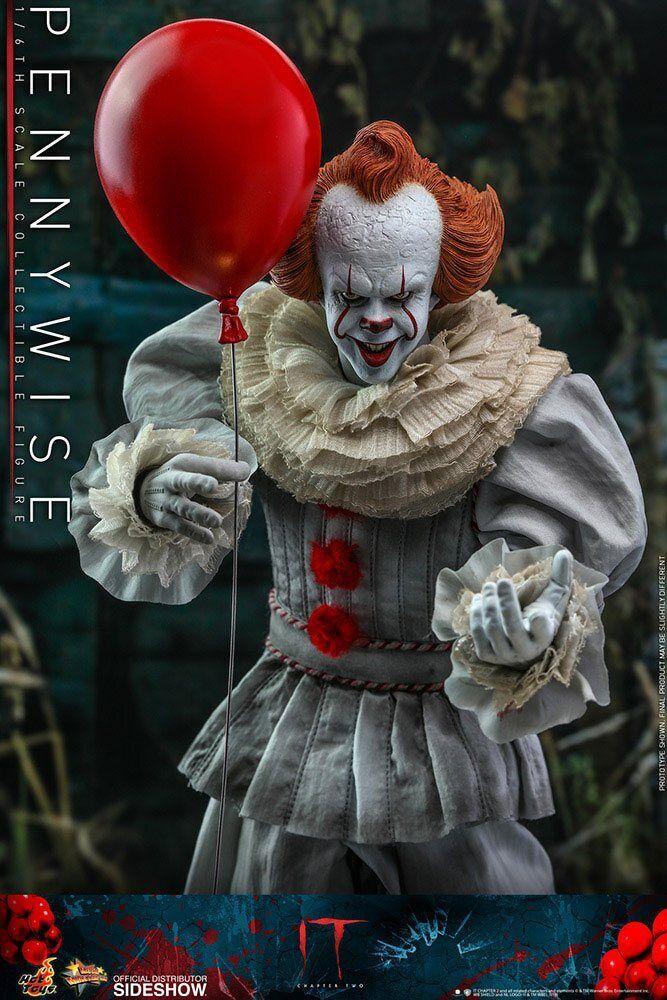 Hot Toys IT PENNYWISE Movie Masterpiece 1/6 Doll FIGURE Horror
