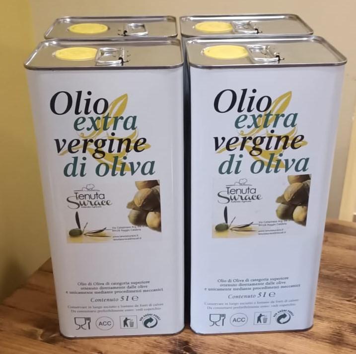 OLIO EXTRAVERGINE DI OLIVA IN LATTA DA LT. 5