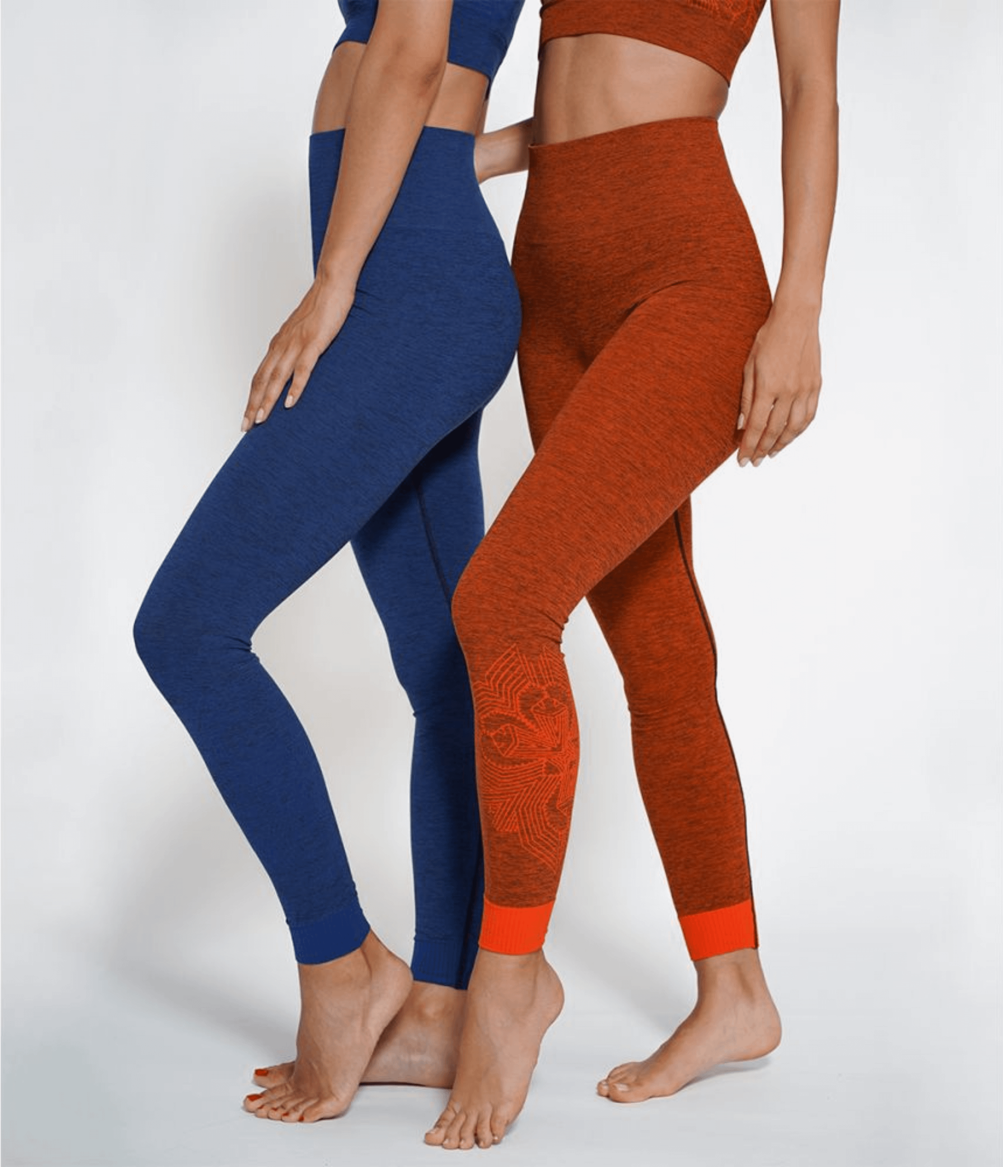 LEGGINGS MARAIS SCRATCHED ELEMENTS - SEAMLESS - UNDERWATER