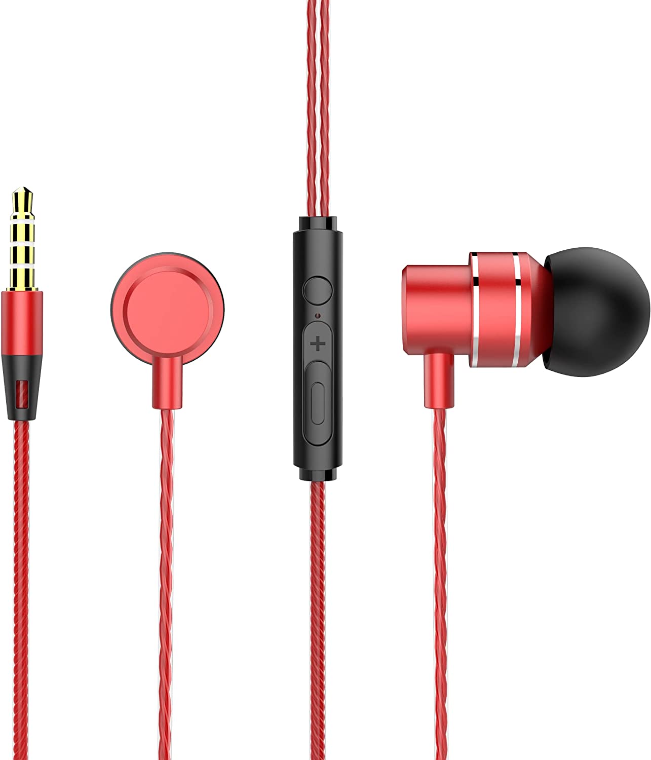 Lenovo HF118 Auricolari stereo in-ear metallici con filo e microfono