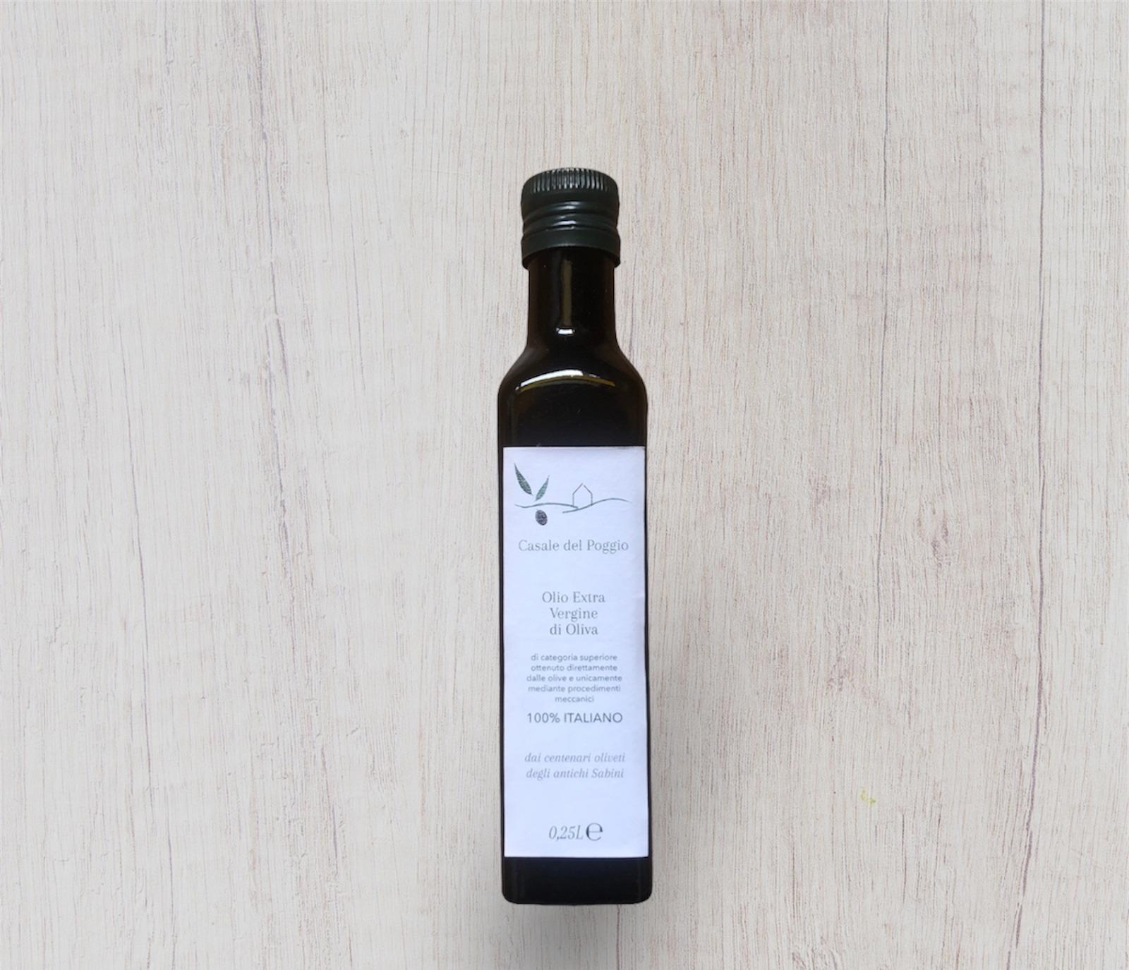Olio extra vergine di oliva, confezione 12 bottiglie da 0,25 L