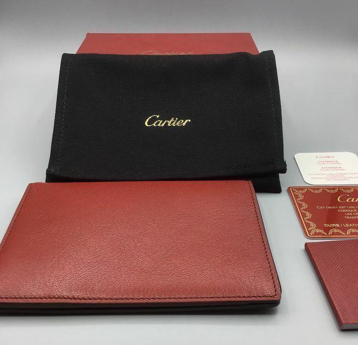 Cartier's portafoglio wallet Mappe portefeuille cartera in leather