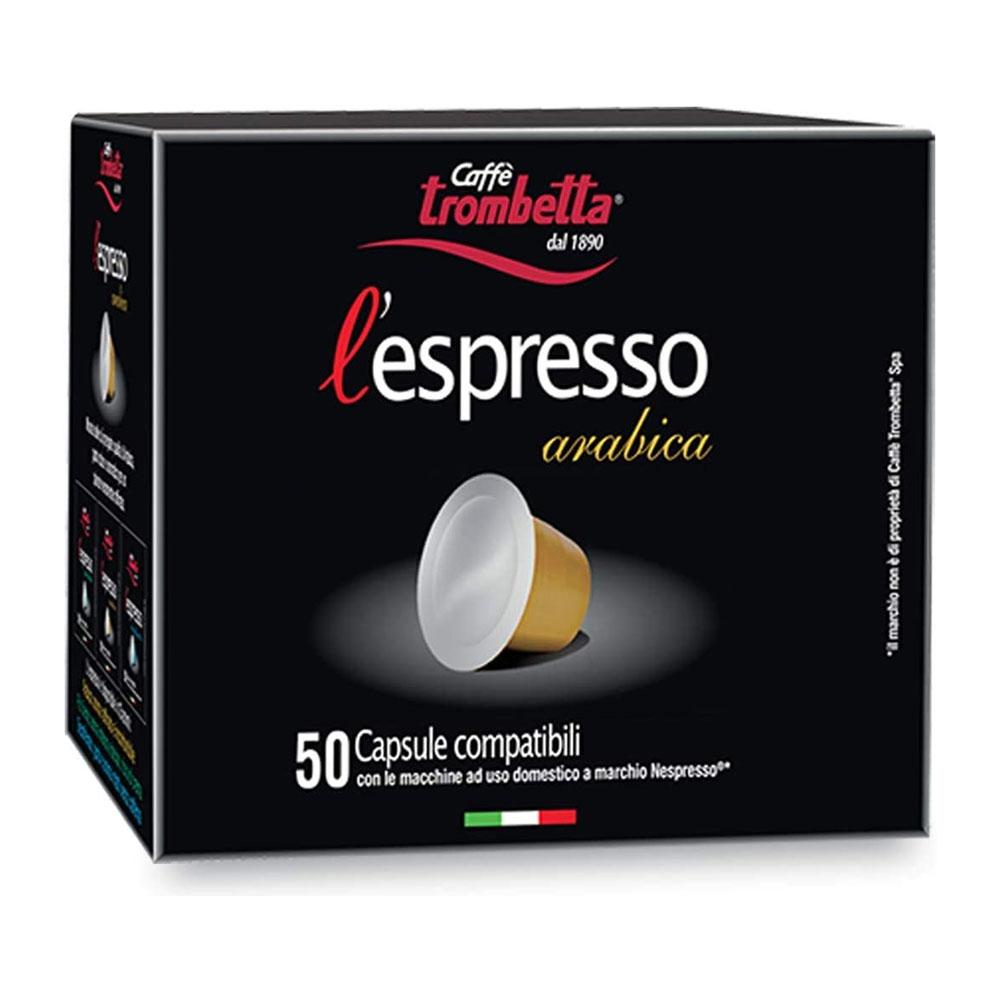 Trombetta Nespresso Arabica 50 capsule
