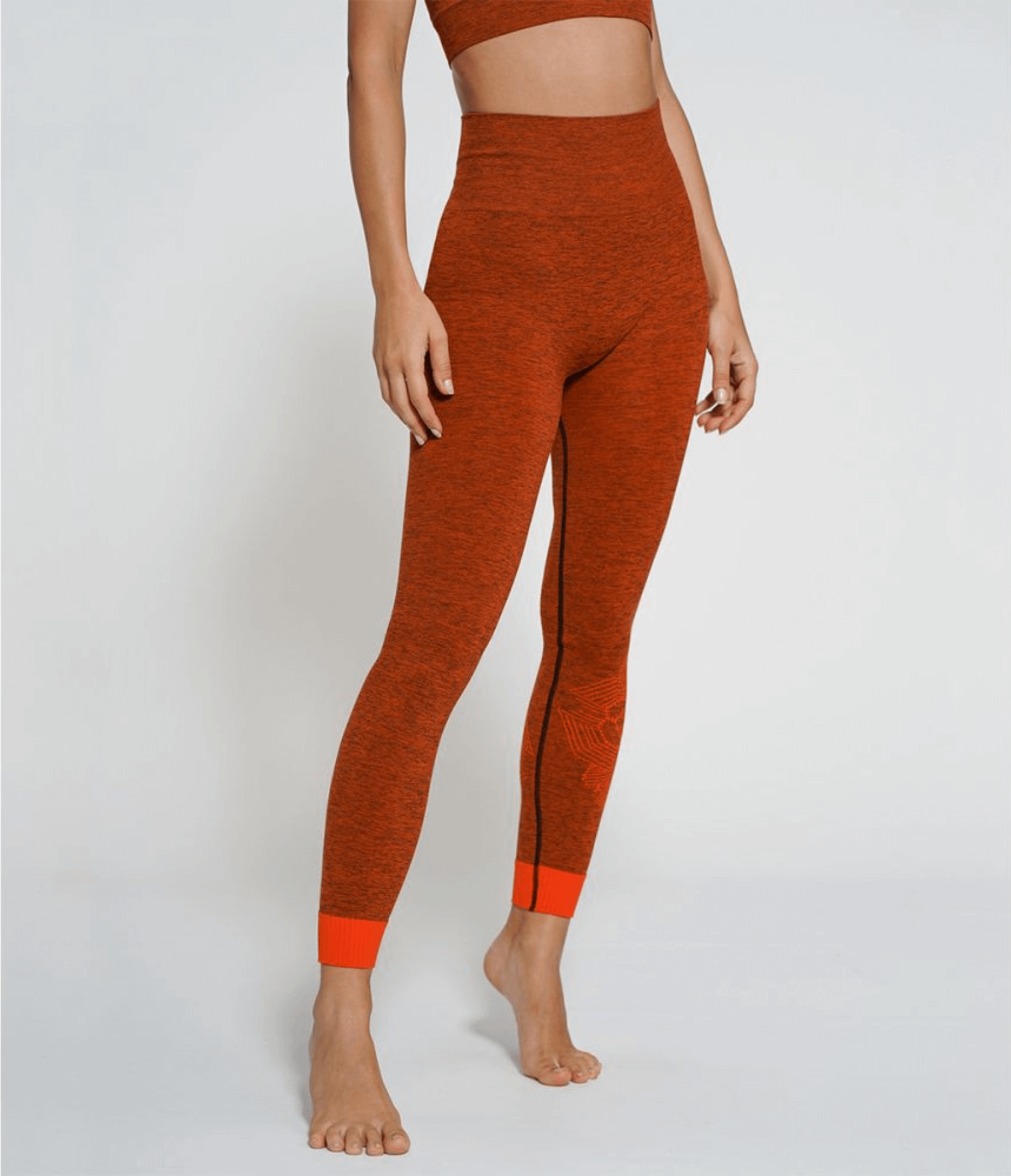 LEGGINGS MARAIS SCRATCHED ELEMENTS - SEAMLESS - ROCKY LAND