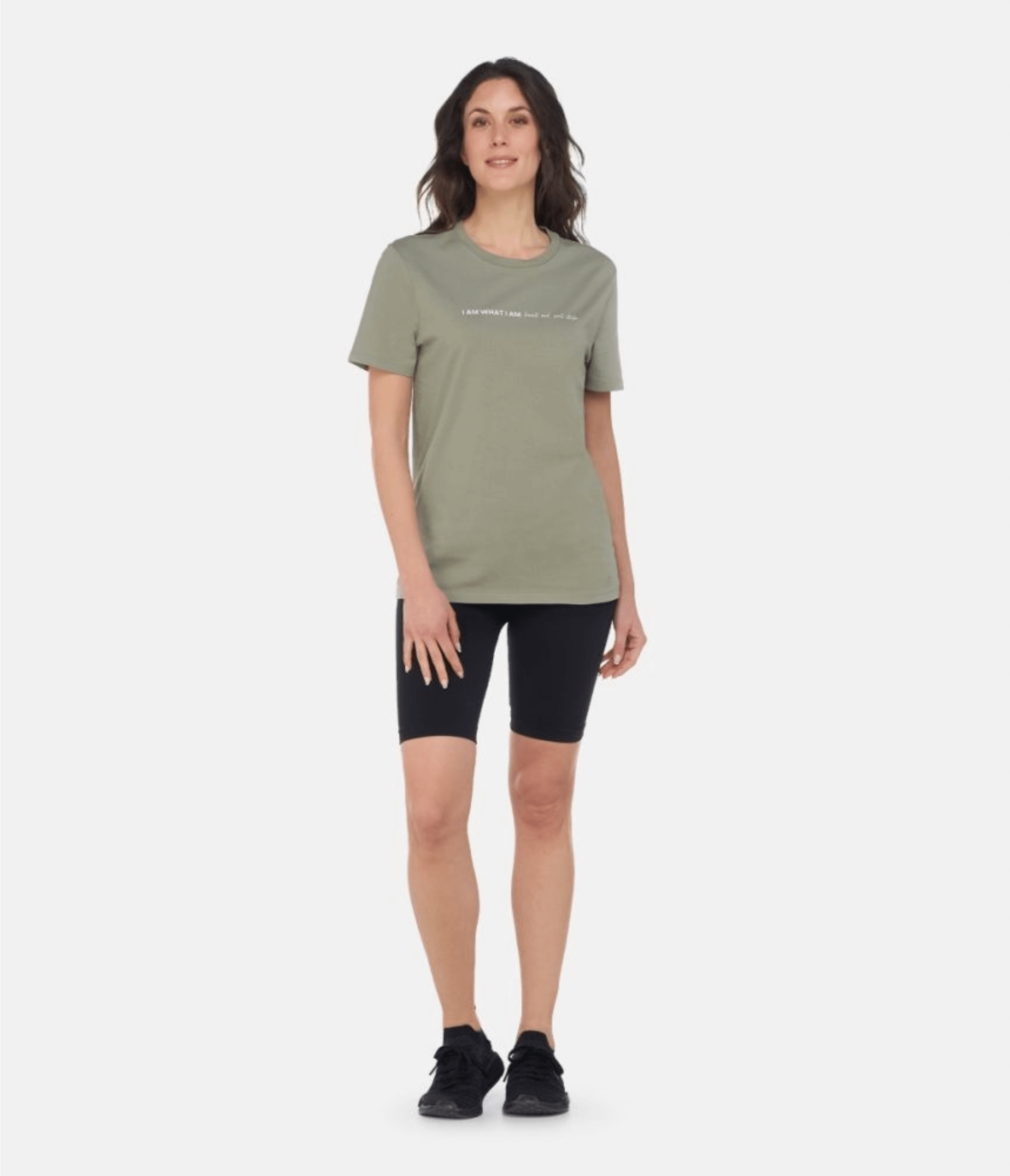 T-SHIRT BROOKLYN – I AM WHAT I AM - ALMOND GREEN