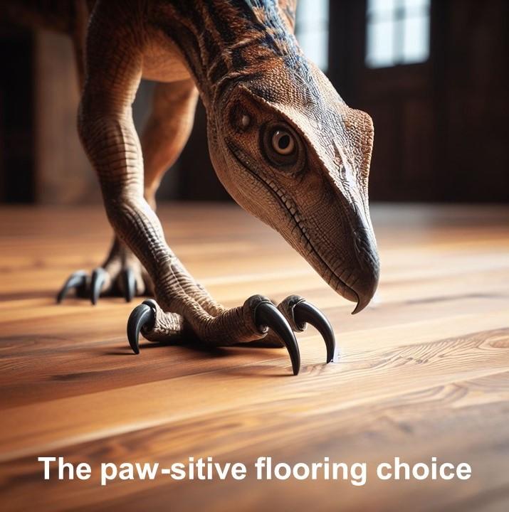 The paw-sitive flooring choice