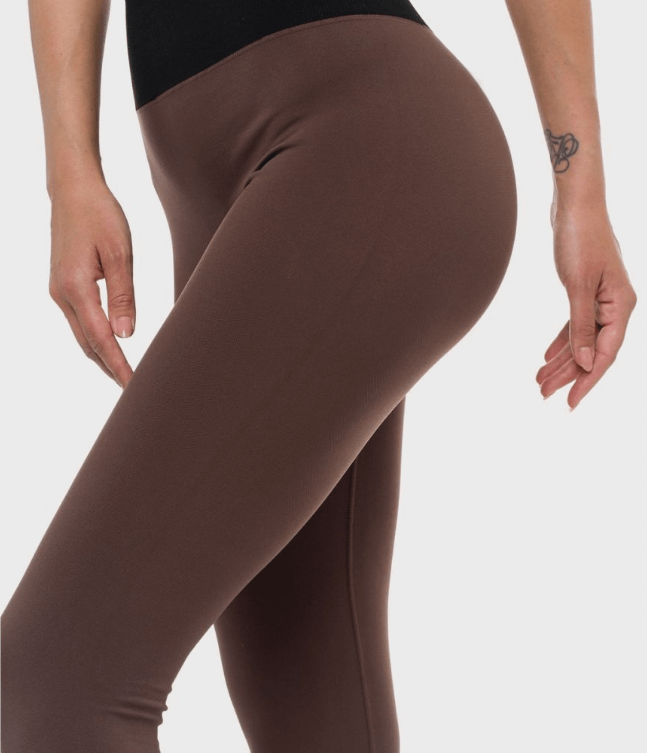 LEGGINGS SPORTIVO RIVINGTON - BRB - CHESTNUT/BLACK