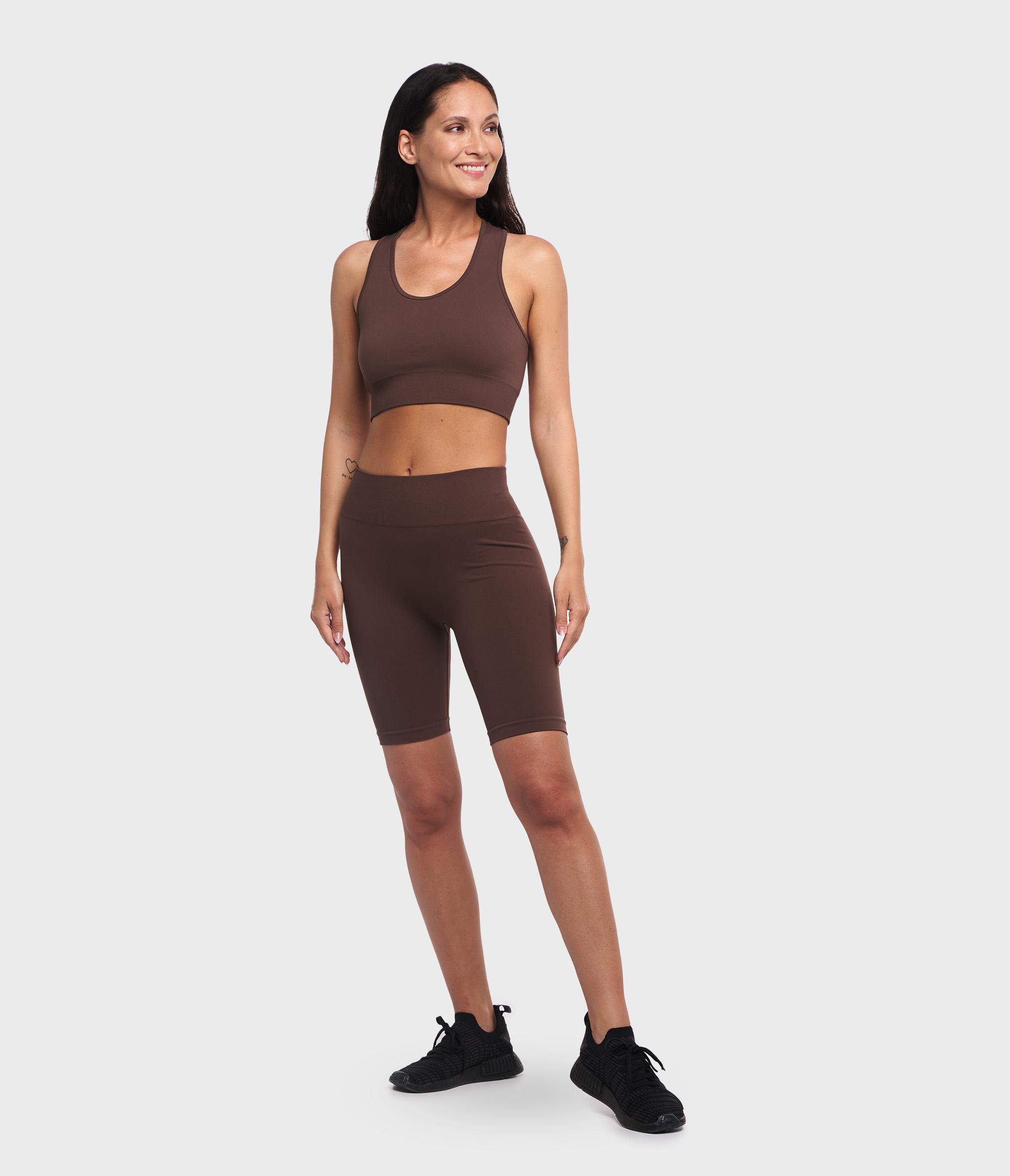 BIKER SHORTS SPORTIVI LEN ONE BLOCK - CHESTNUT