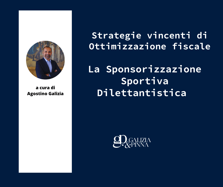 "Strategie Vincenti: La Sponsorizzazione Sportiva Dilettantistica e le Opportunità Fiscali per le Imprese"