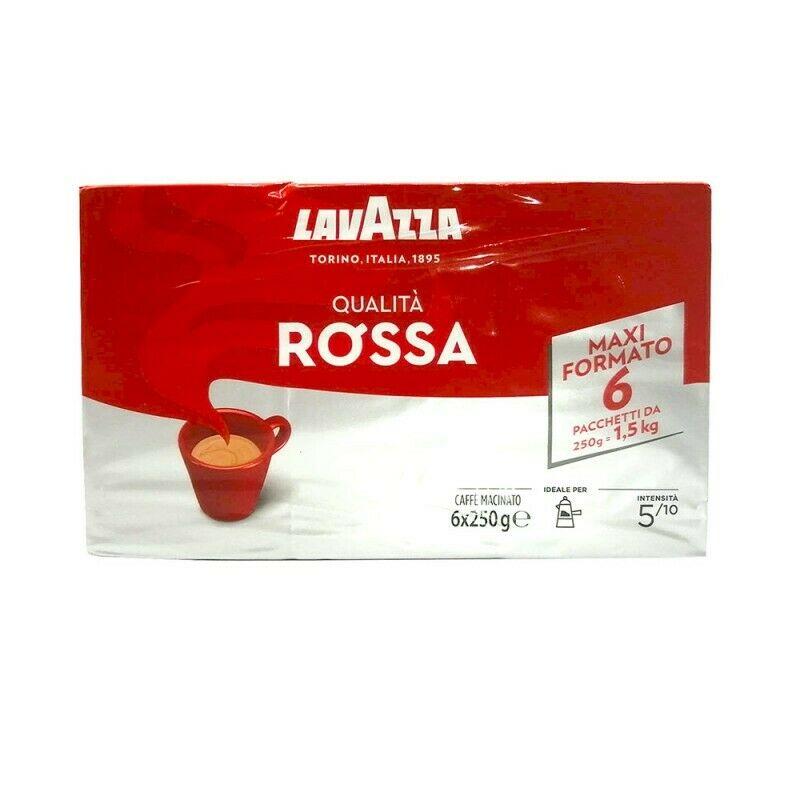 Caffè Lavazza Qualità Rossa per Moka Pacco Convenienza (6 x 250 gr)