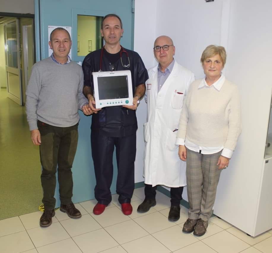Donazione Centro Rianimazione 4 Ospedale San Camillo - Forlanini: monitor multiparametrico