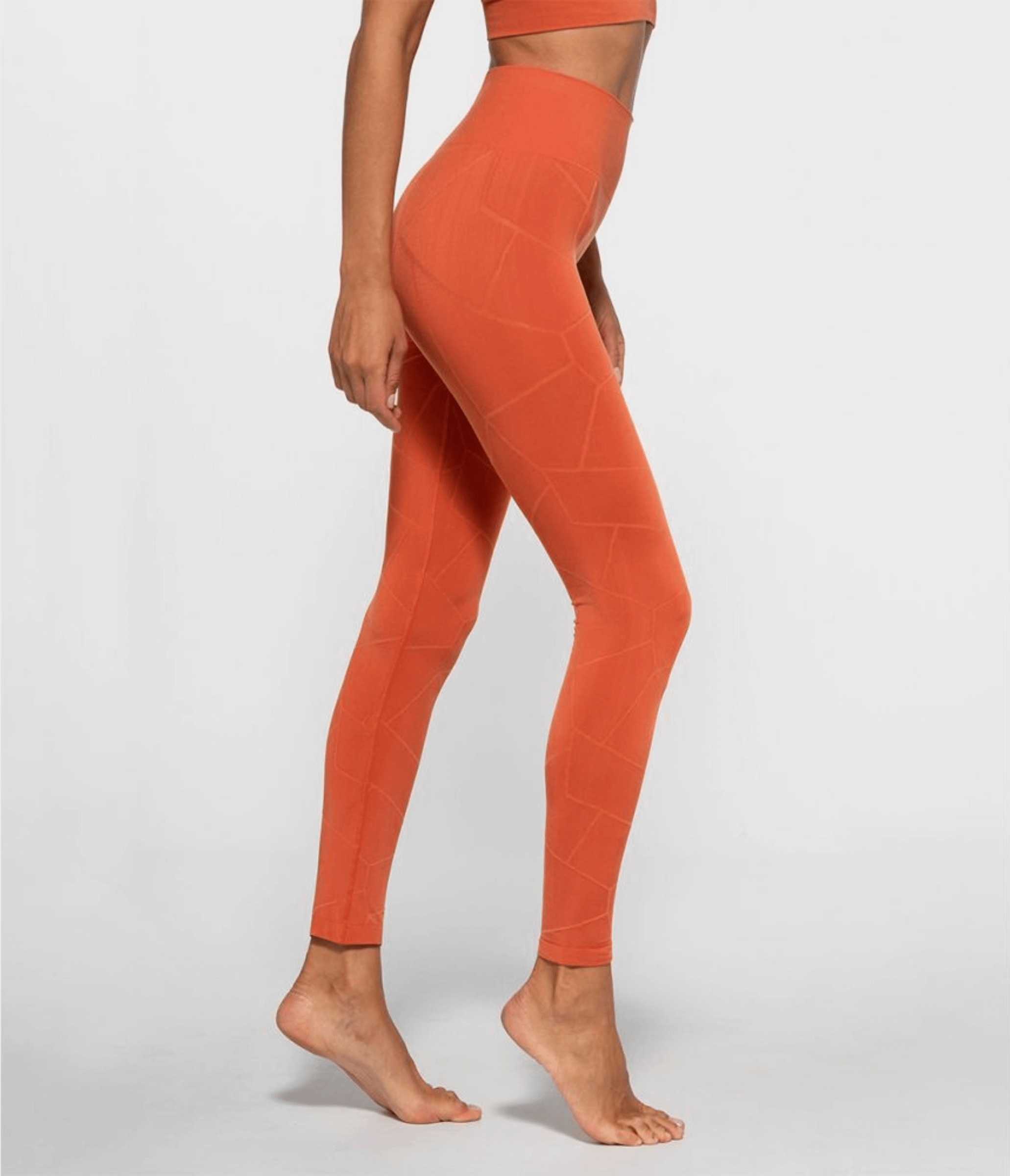 LEGGINGS TONGA SHIELD PAPRIKA - SEAMLESS