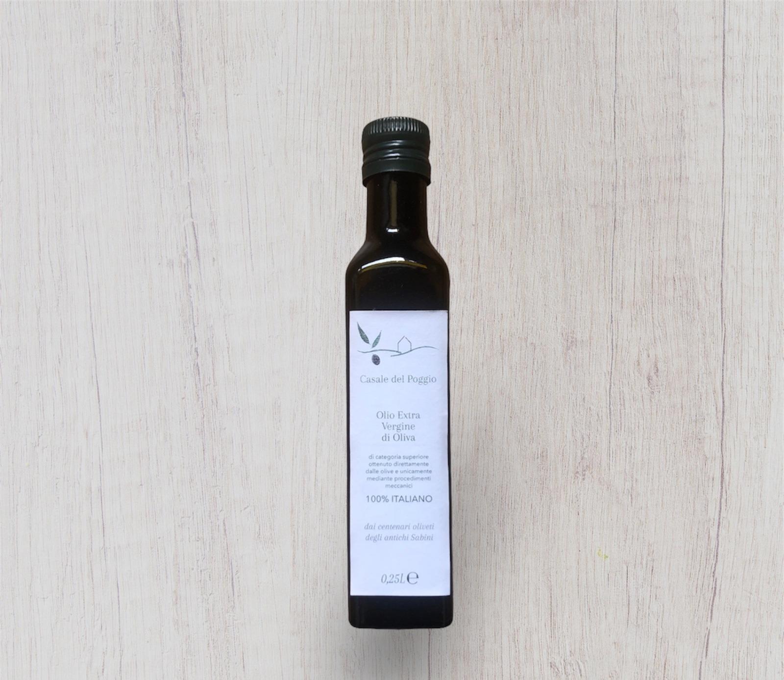 Olio extra vergine di oliva, confezione 8 bottiglie da 0,25 L
