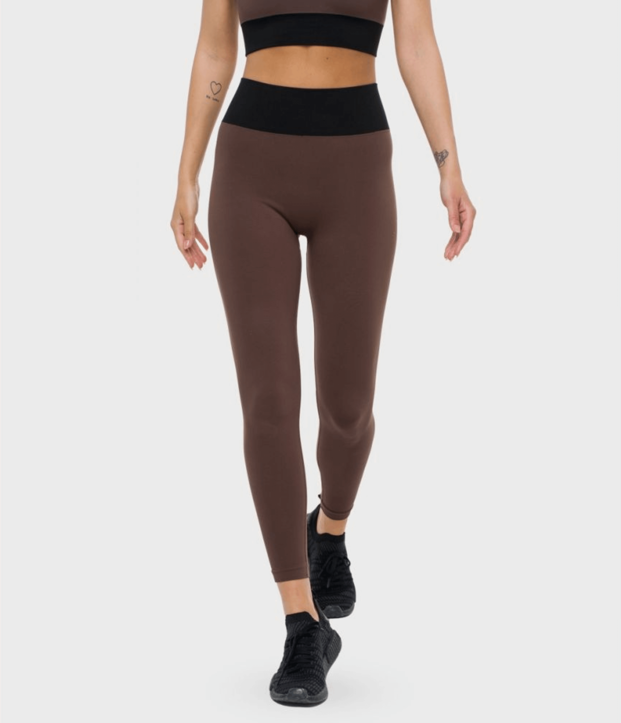 LEGGINGS SPORTIVO RIVINGTON - BRB - CHESTNUT/BLACK