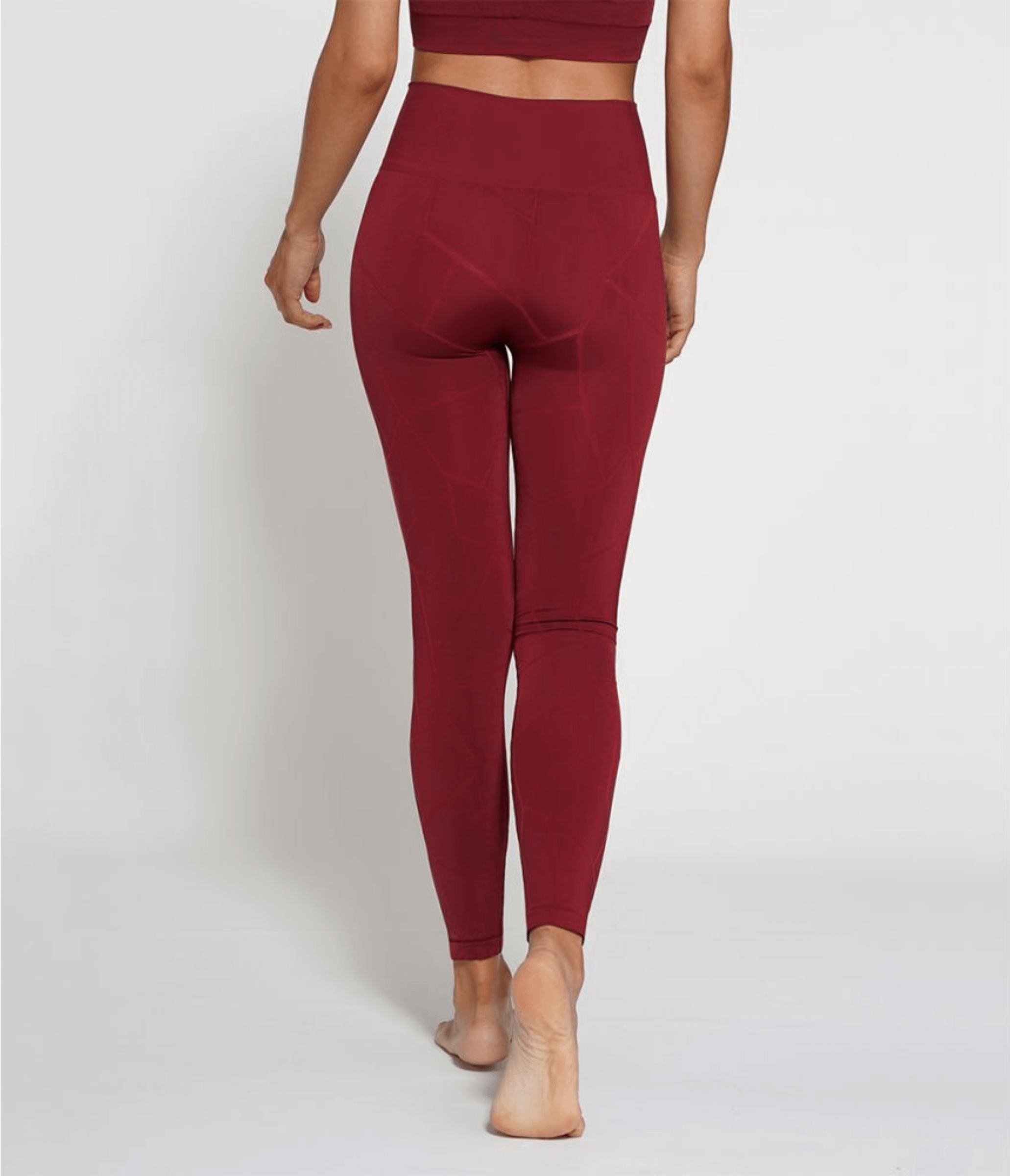 LEGGINGS TONGA SHIELD BURGUNDY - SEAMLESS