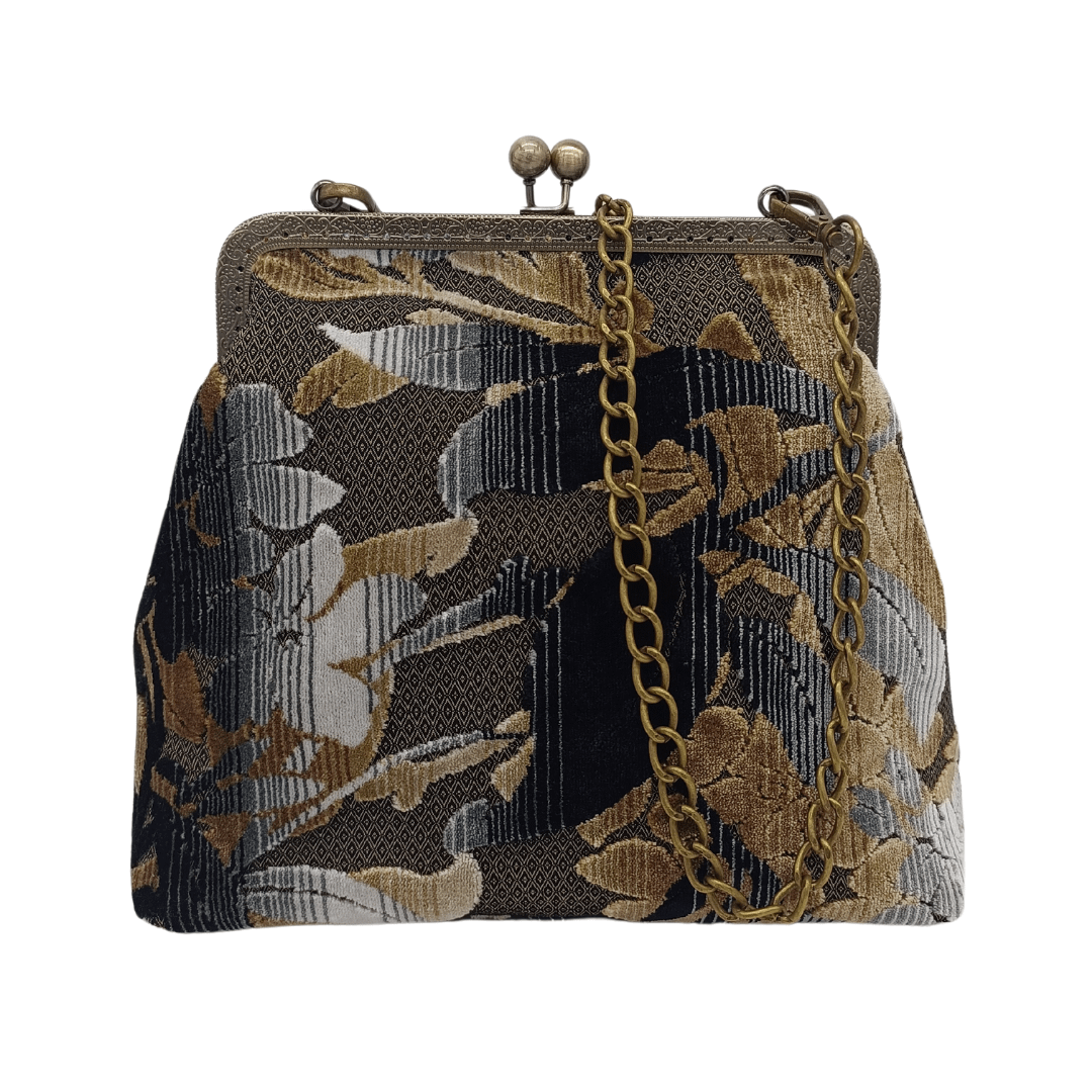 Borsa in Velluto Jacquard