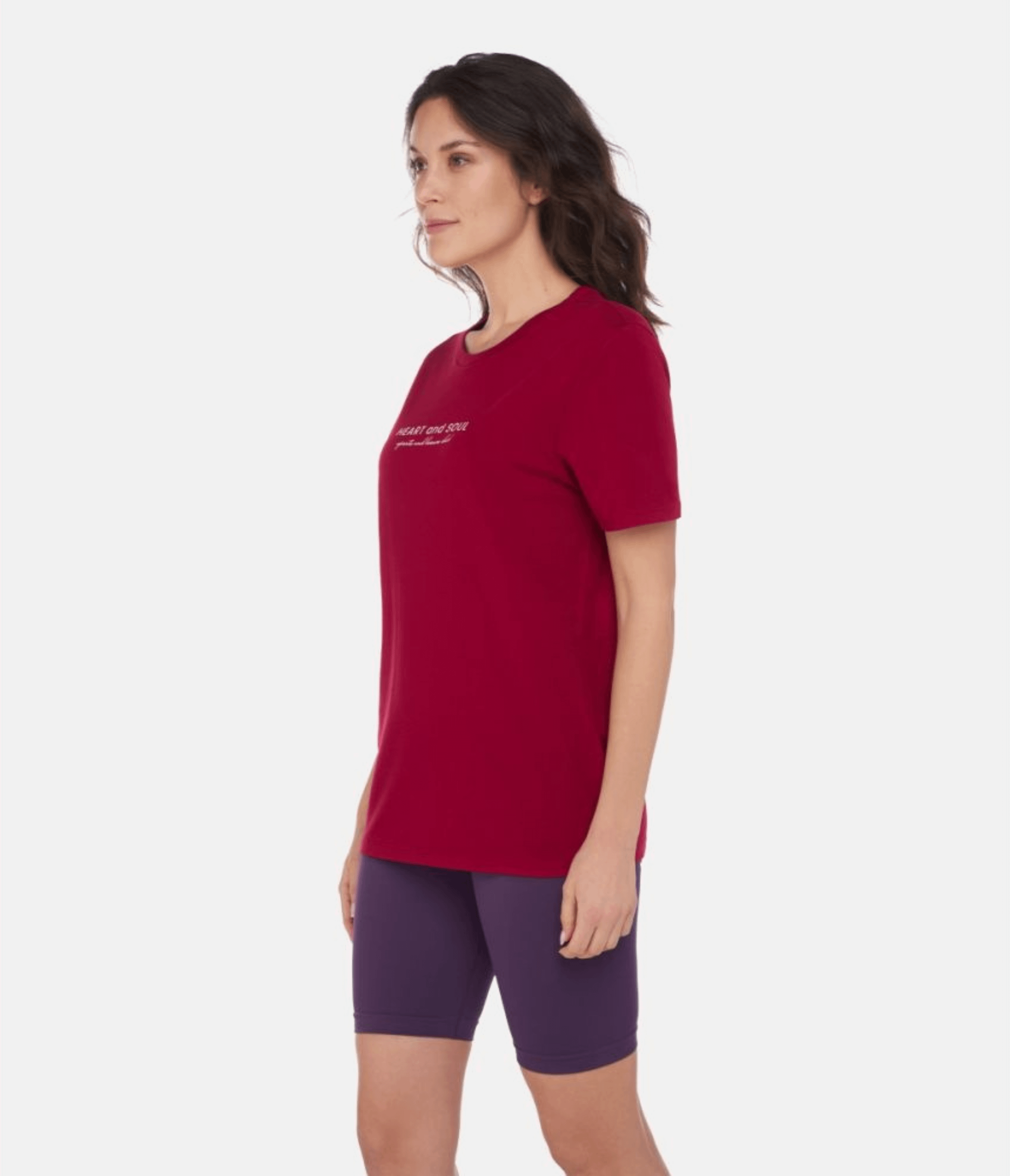 T-SHIRT BROOKLYN – SPORTS AND LEISURE – CHERRY