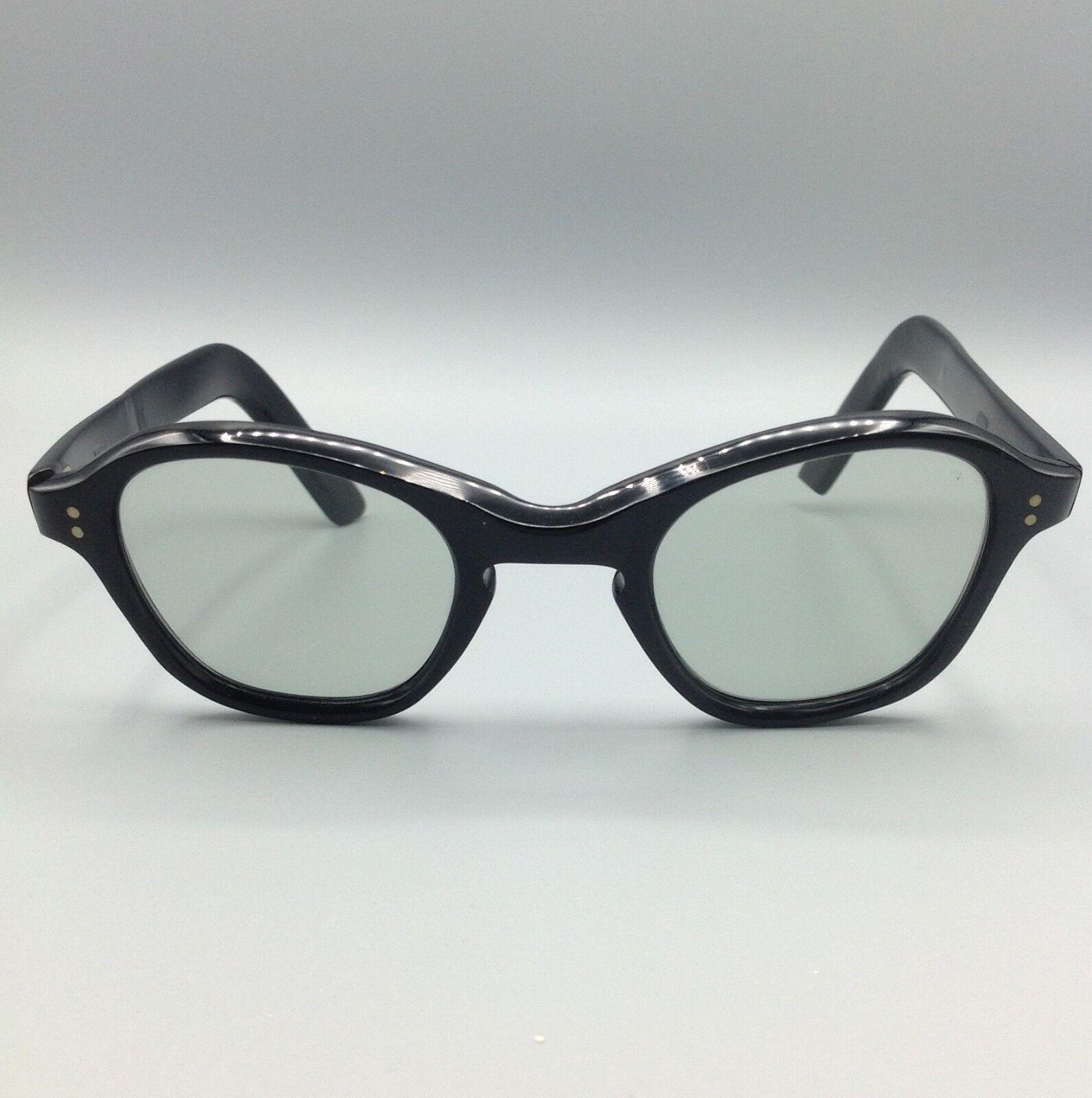occhiale LOZZA celluloide vintage 50s celluloid black sunglasses made in Italy