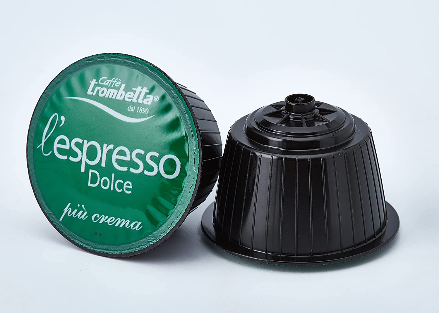 Caffè Trombetta L'Espresso Dolce, Capsule Compatibili Nescafè Dolce Gusto, Più Crema - 16 Capsule