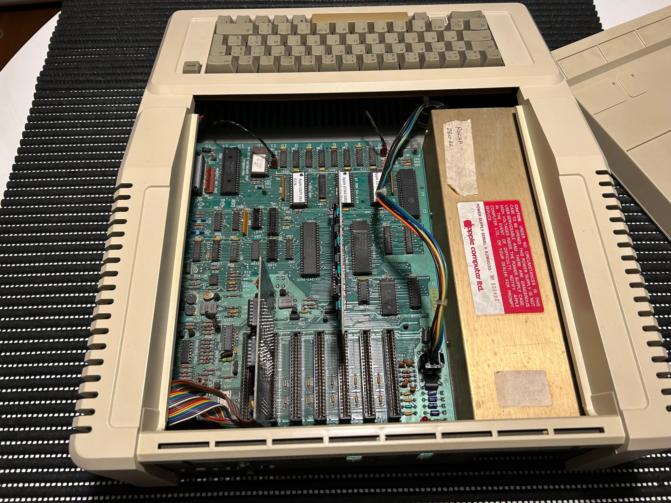 replaced processor with 65C02 and eprom for Enhanced version