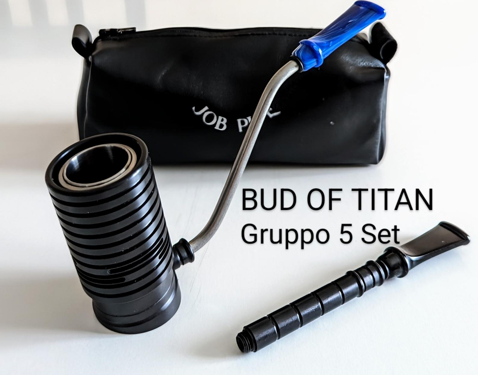 Job Pipe Power Bud Of Titan Gruppo 5 doppio cannello e doppio bocchino