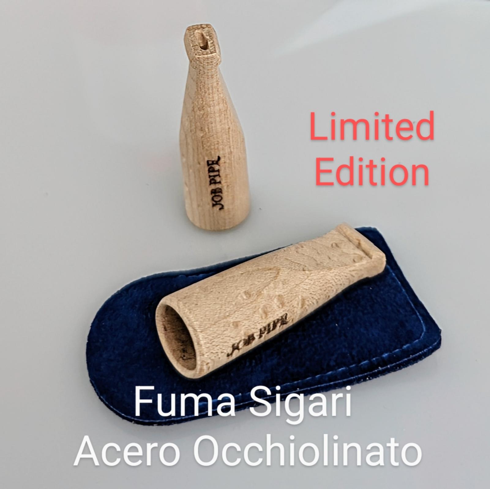 Job Pipe Fuma sigari in Acero Occhiolinato (Limited Edition)