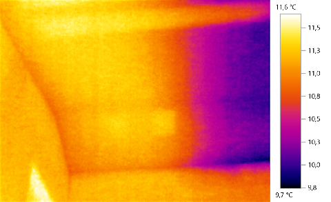 Controllo isolamento termico tett