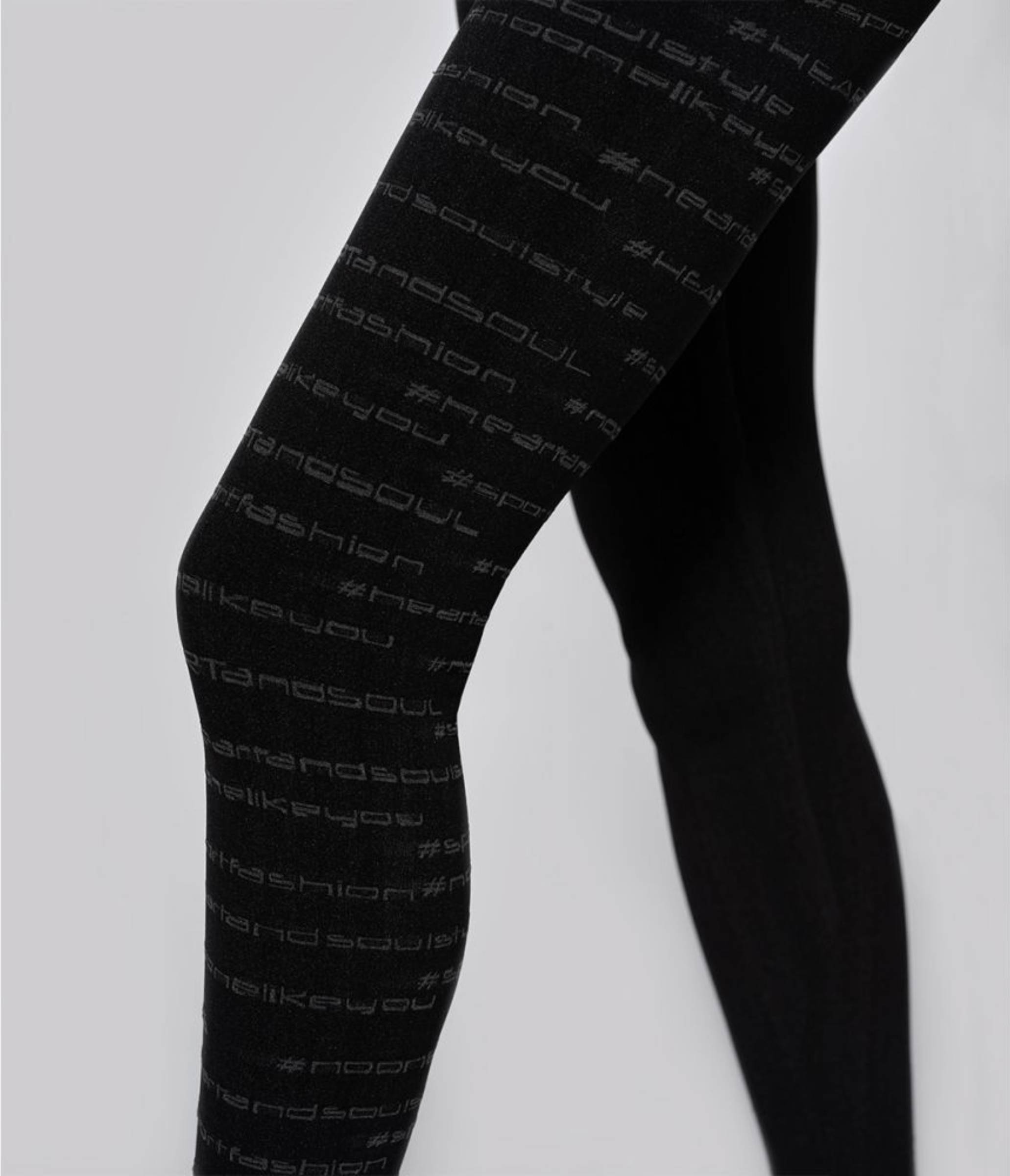 LEGGINGS HUTTON PERGAMENA BLACK - SEAMLESS