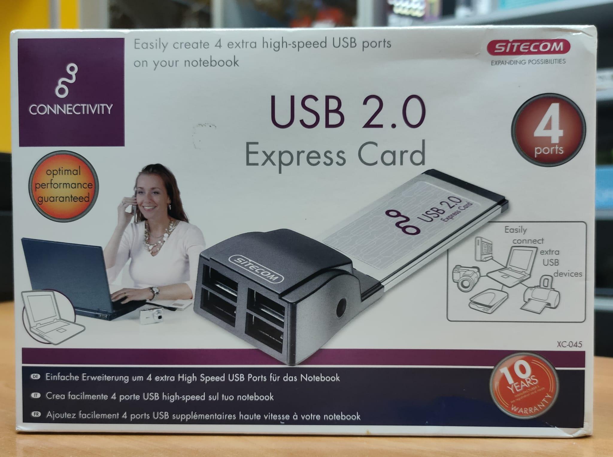 SITECOM Express Card USB 2.0 4 porte