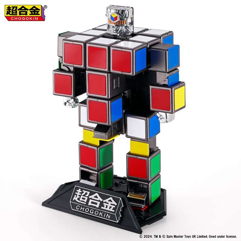 Bandai DX RUBIK Cube ROBOT Chogokin DIECAST Figure