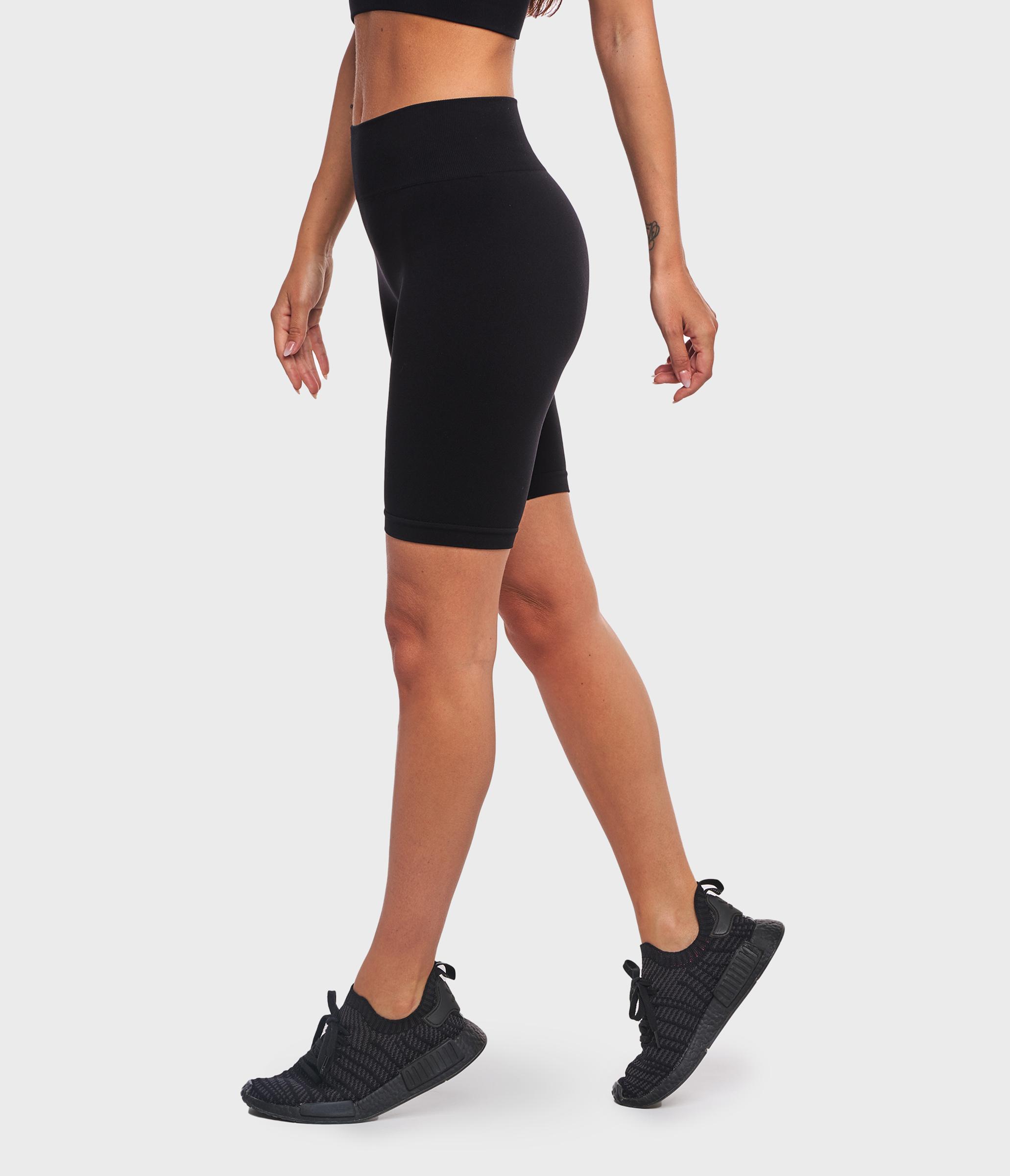 BIKER SHORTS SPORTIVI LEN ONE BLOCK - BLACK