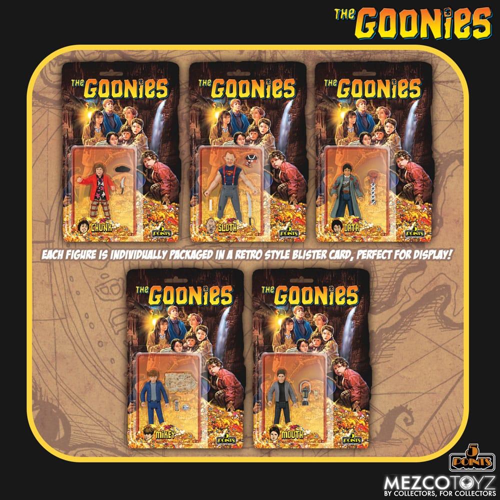 Mezco THE GOONIES 5 Points ACTION FIGURE x5 SET