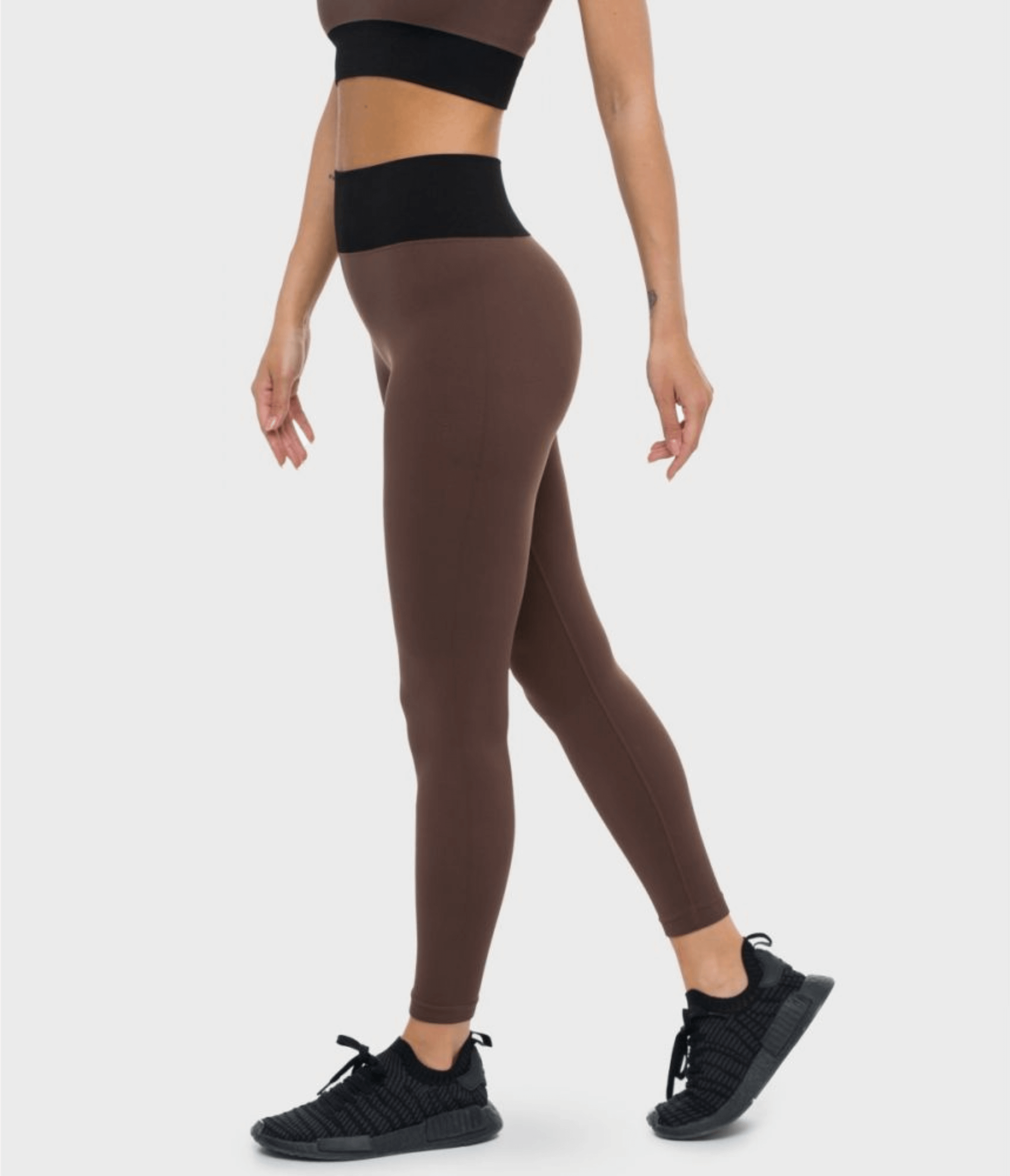 LEGGINGS SPORTIVO RIVINGTON - BRB - CHESTNUT/BLACK