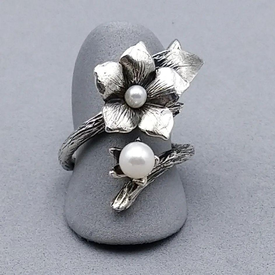 ring silver pearls/CP7.RG1.ArgB