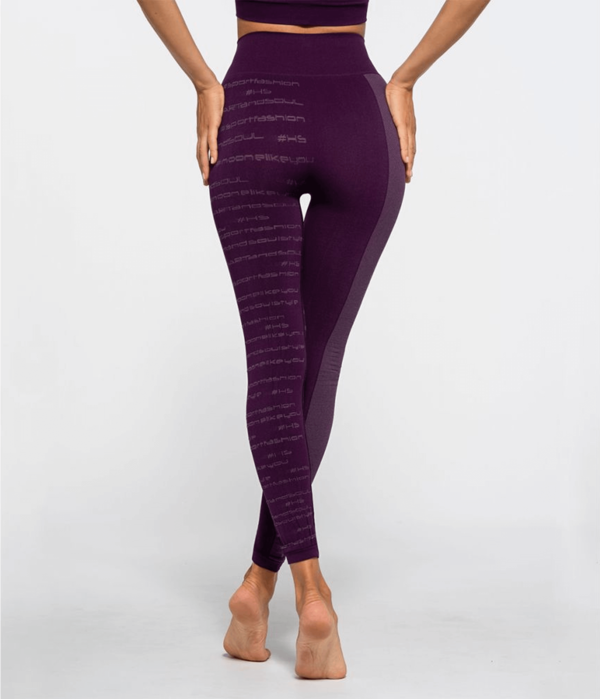 LEGGINGS HUTTON PERGAMENA PURPLE - SEAMLESS