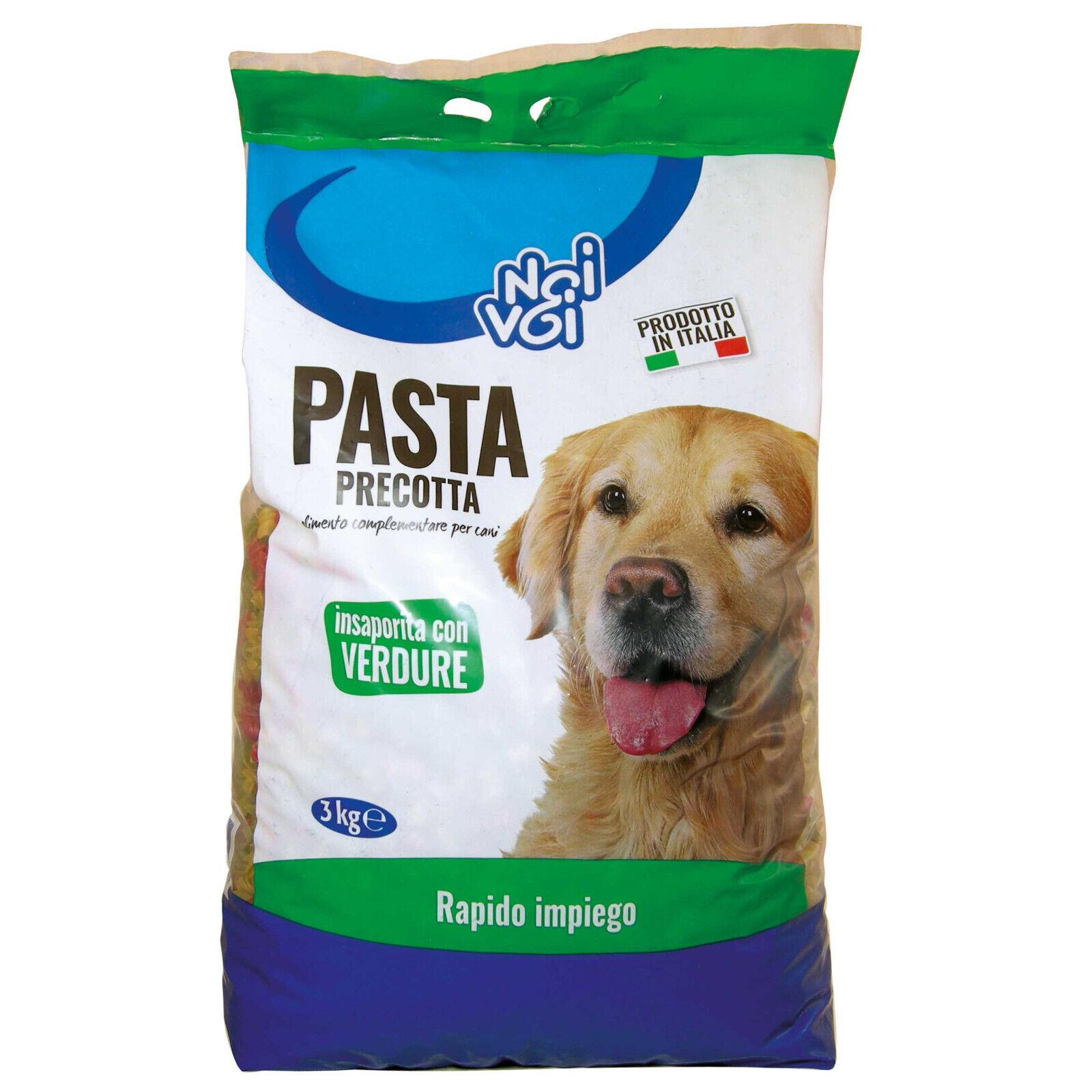 Pasta Precotta NoiVoi per Cani Insaporita con verdure - Confezione da 3 Kg.