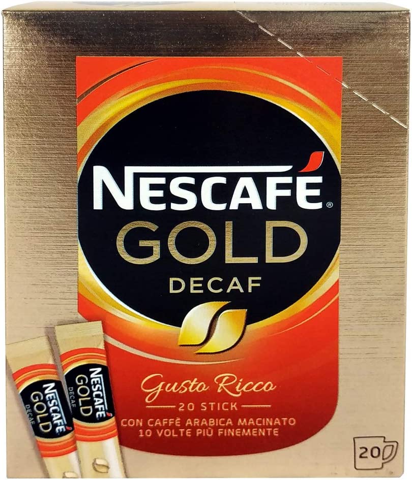 Caffe' Solubile Decaffeinato 120 Bustine Monoporzione Nescafe Gold Liofilizzato