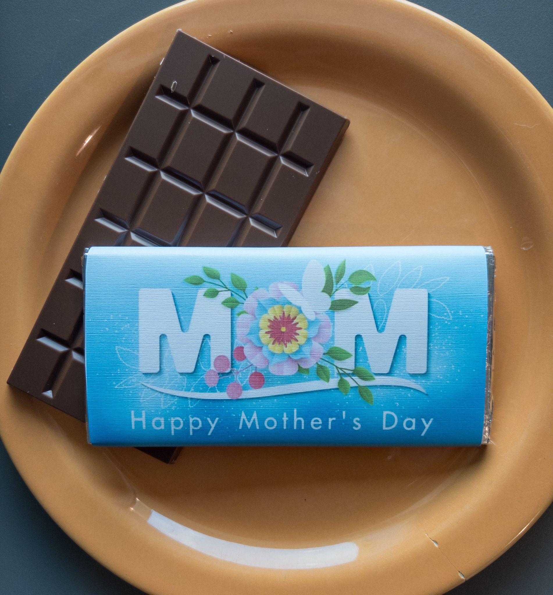 "For my mom " Boy  , cioccolato personalizzato regalo festa della mamma