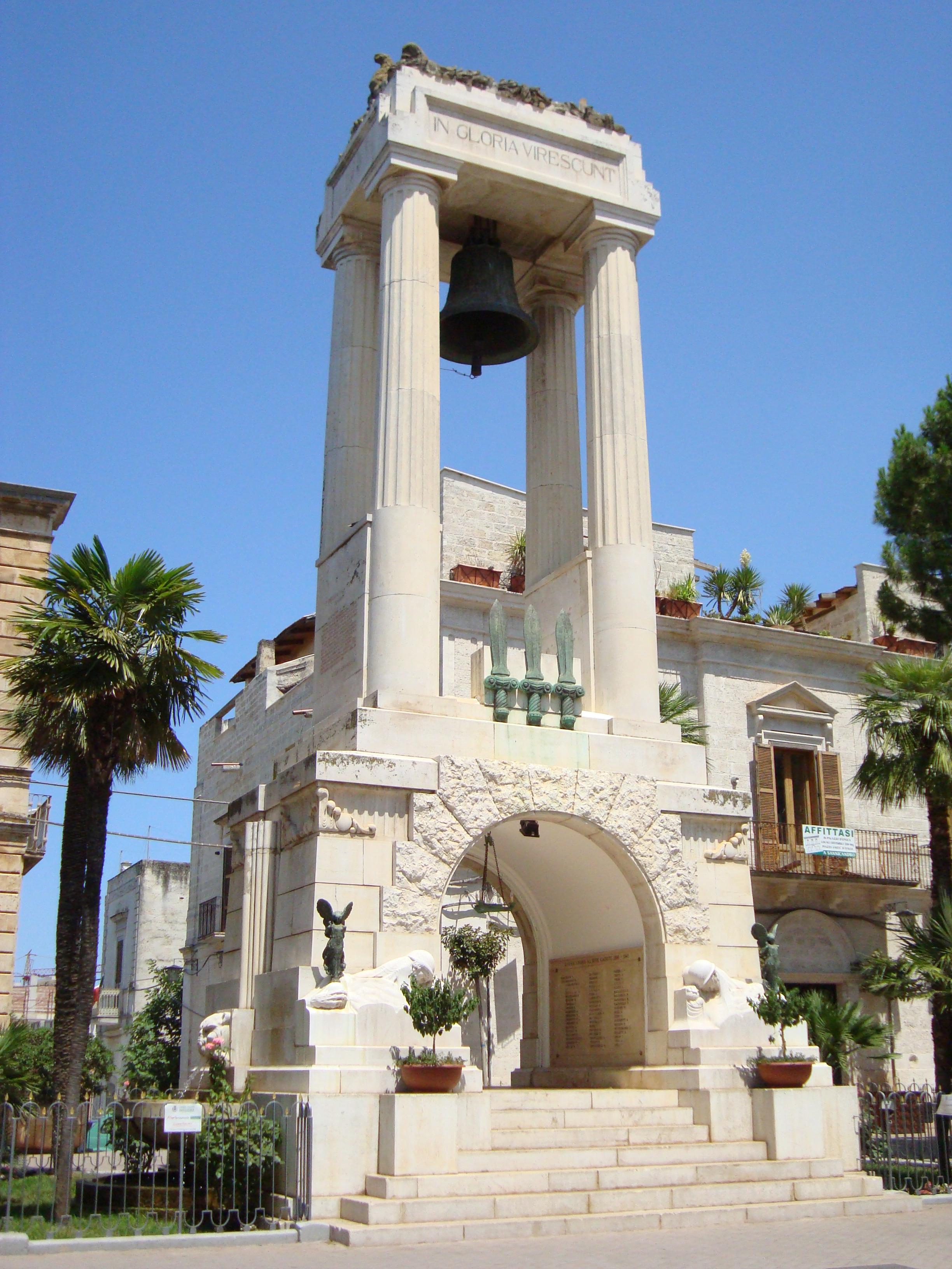 Il Monumento Ai Caduti Di Sannicandro Di Bari