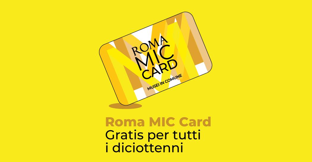 MIC CARD GRATIS PER I ROMANI CHE QUEST'ANNO COMPIONO 18 ANNI