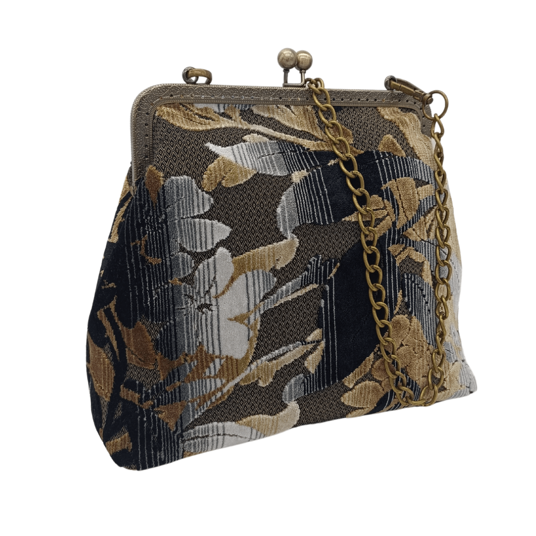 Borsa in Velluto Jacquard