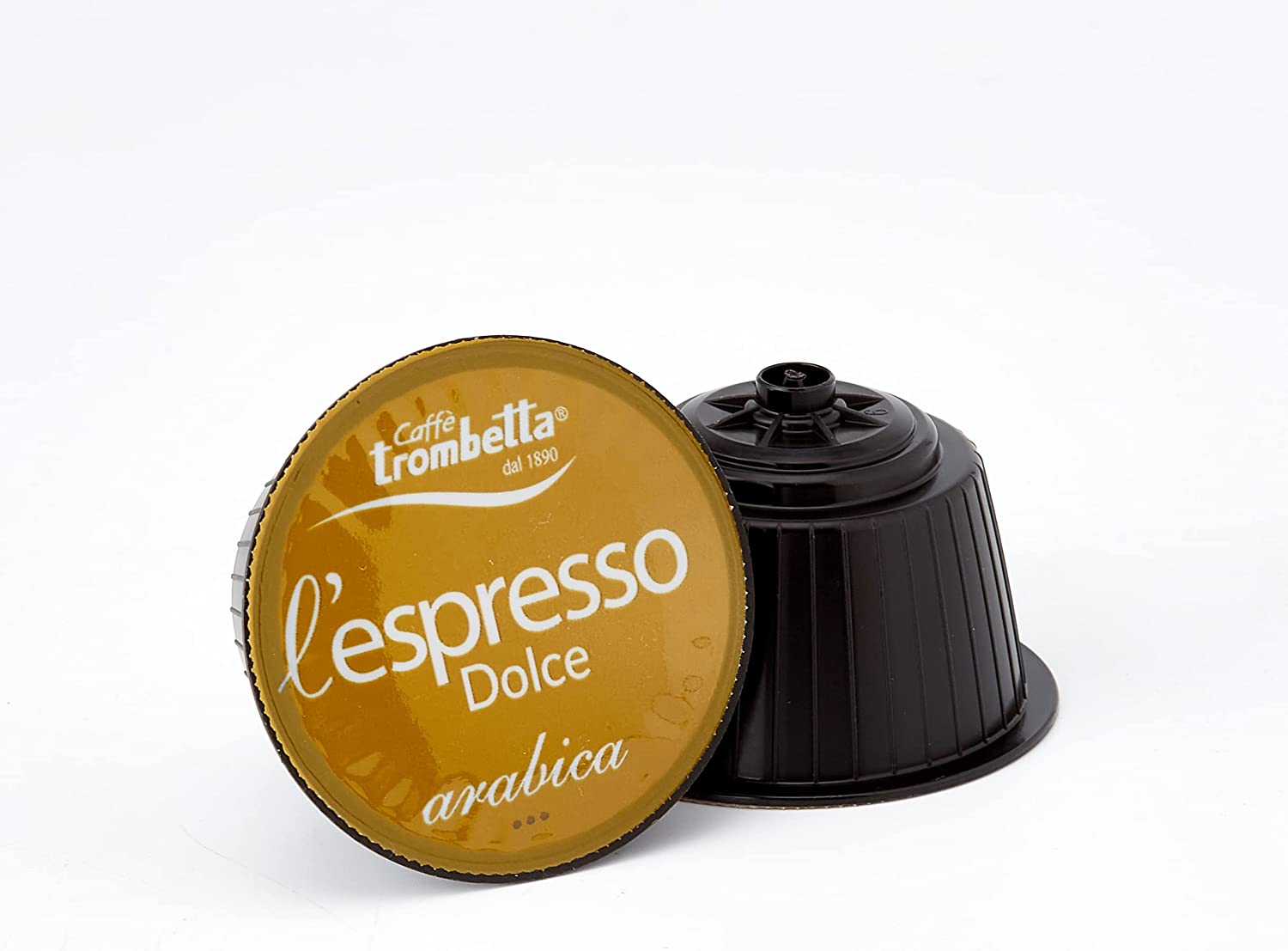 Caffè Trombetta Espresso Dolce Arabica - 16 Capsule per Nescafè Dolce Gusto