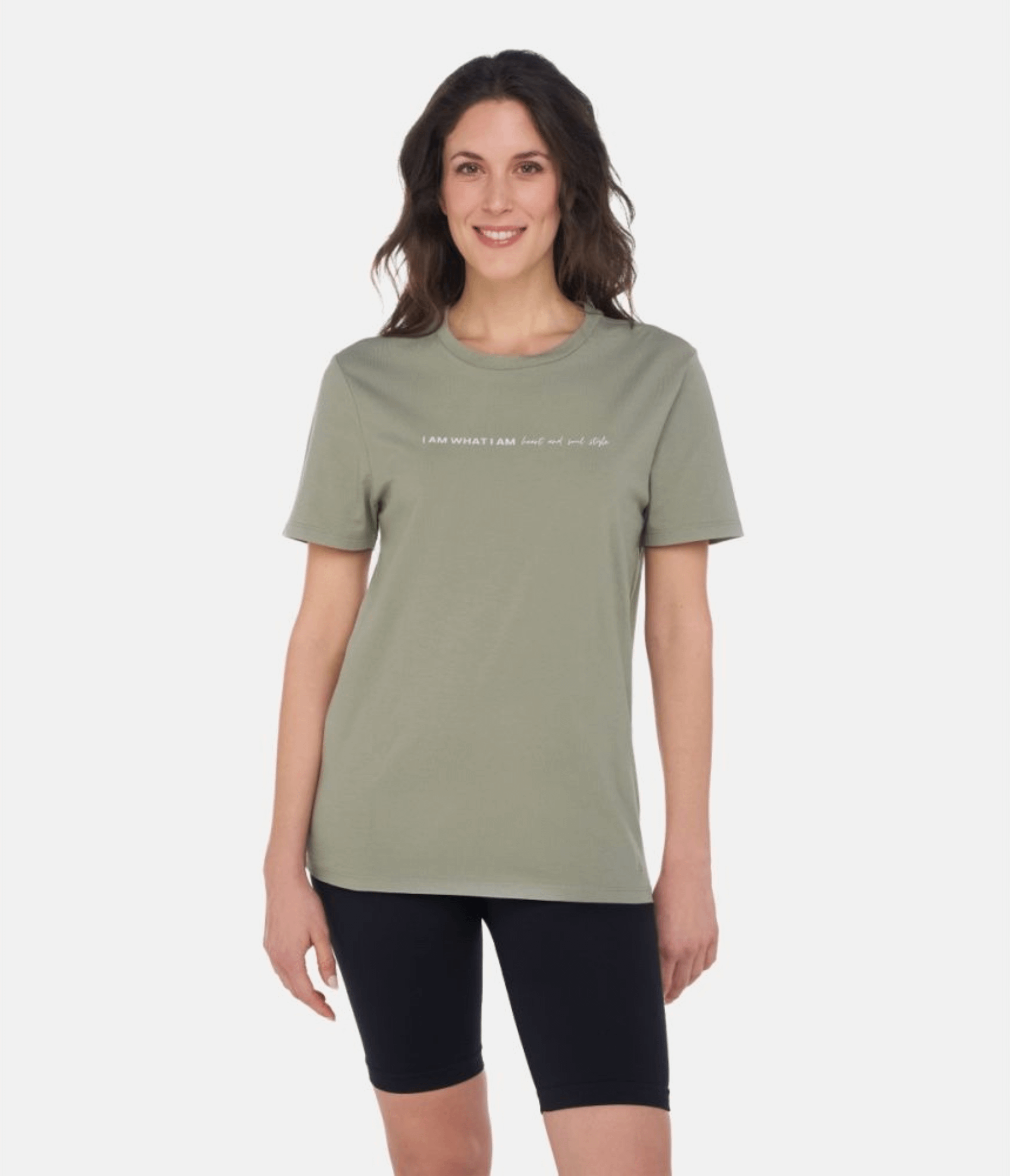 T-SHIRT BROOKLYN – I AM WHAT I AM - ALMOND GREEN