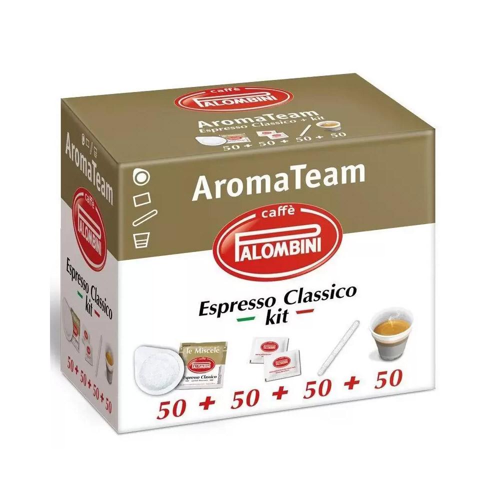 Caffè Palombini Aroma Team in Kit da 50 Cialde