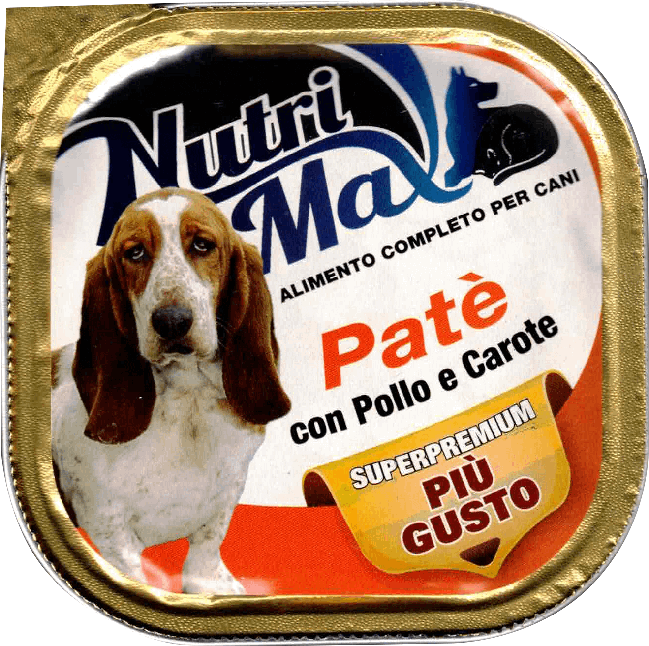 NUTRIMAX Mix 4 gusti PATE' CANI: Agnello Anatra Riso Pollo Carote Cavallo Riso