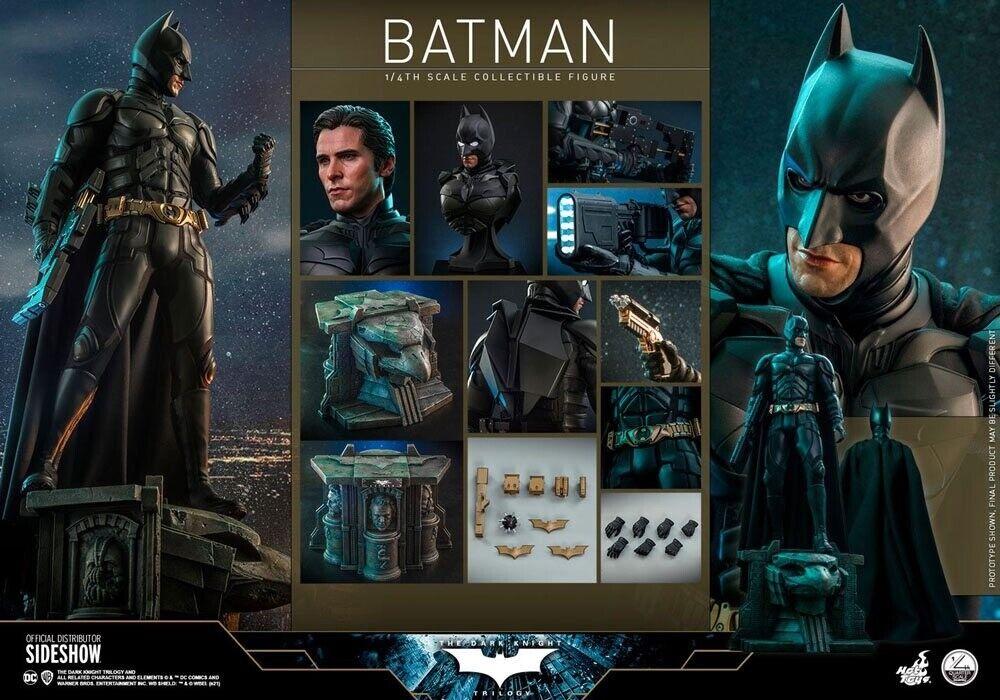 Hot Toys BATMAN Dark Knight TDK Trilogy DC 1/4 Doll FIGURE Christian Bale