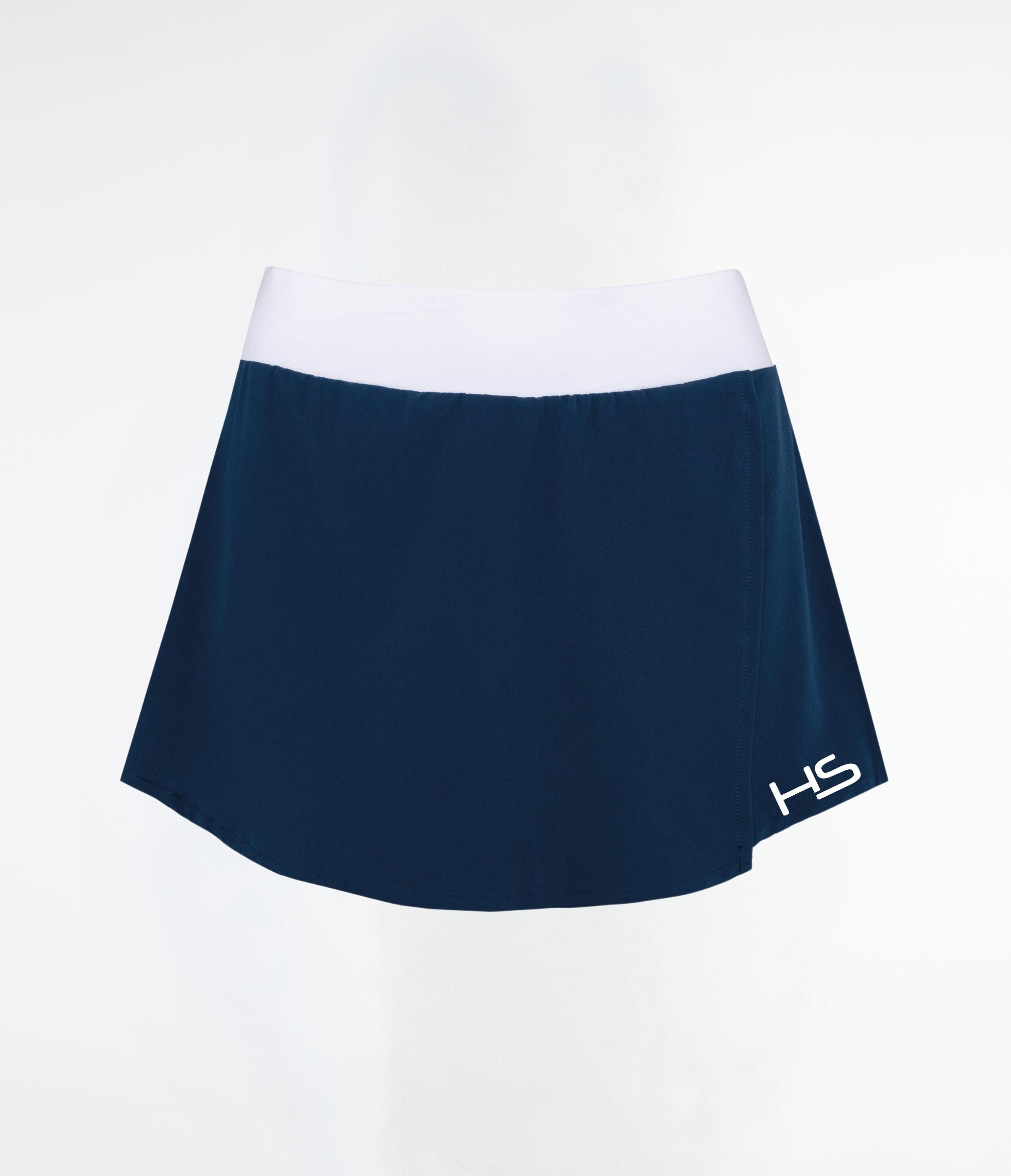 Gonna con shorts tennis/padel navy/white